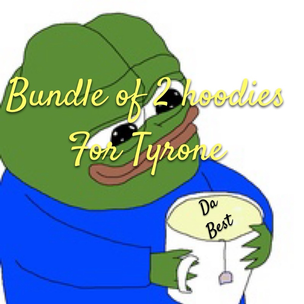 Blue and Green Cartoon Hoodiebundle